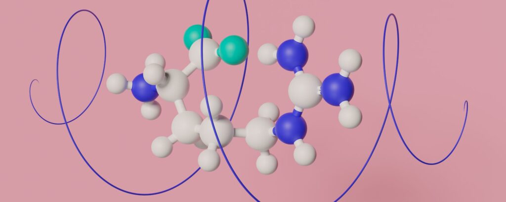 Schemat chemiczny przedstawiający białko