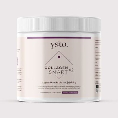 Puszka Ysto Collagen Your Skin Smart. Kolagen w proszku na zmarszczki.