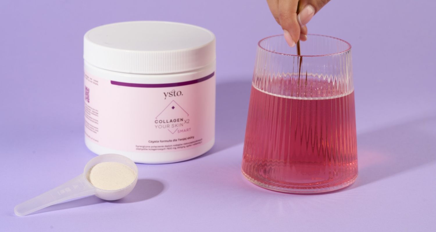 Łatwe rozpuszczanie kolagenu w proszku Ysto Collagen Smart